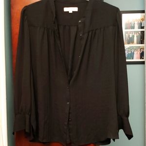 Black on black pattern dress shirt